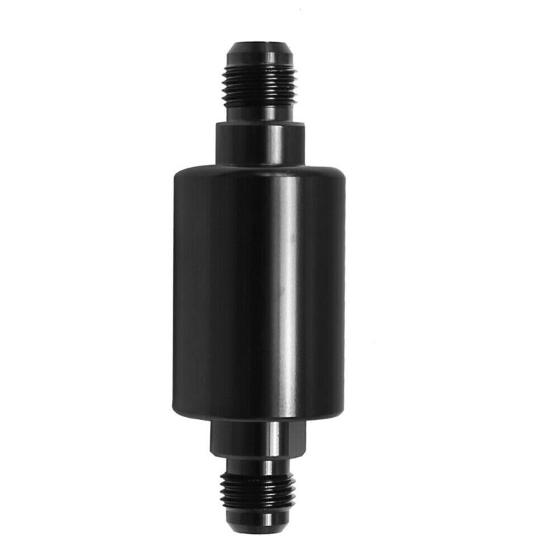 Universal 6AN Inline Fuel Filter 40 Micron Cleanable AN6 Black - Image 4