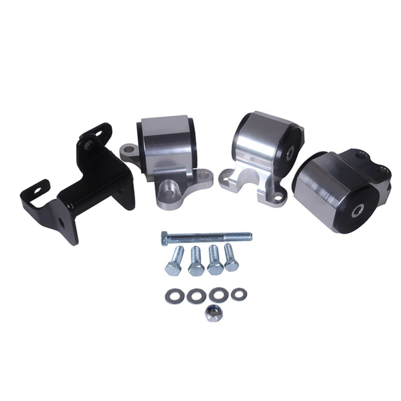 96-00 Honda Civic EK 3 Bolt Left Engine Mount Kit B-Series Race Bushings