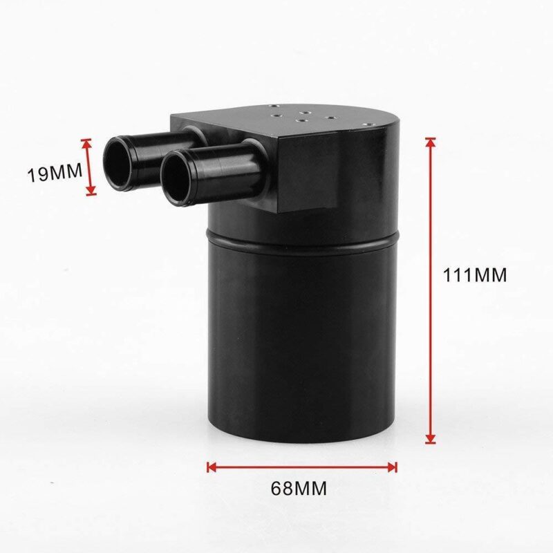 Double Baffled Oil Catch Can Kit with Silicone Hoses for BMW N54 135i 335i 535i - Image 12