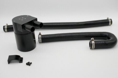 Double Baffled Oil Catch Can Kit with Silicone Hoses for BMW N54 135i 335i 535i