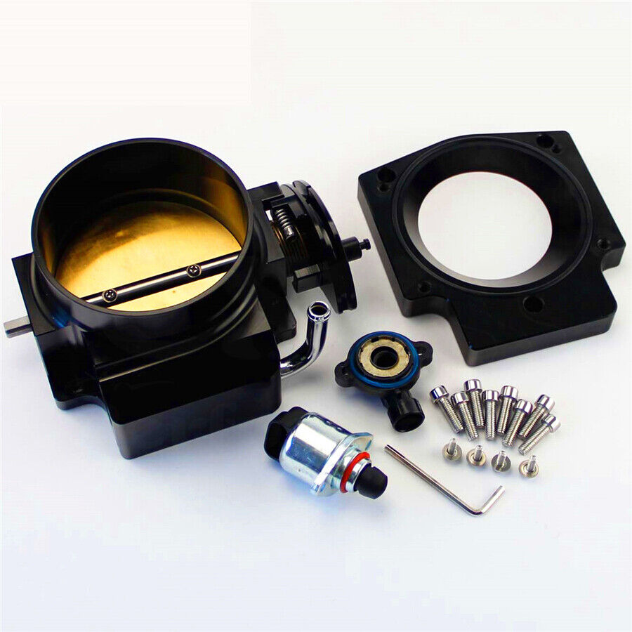 102mm Throttle body + TPS IAC Throttle Position Sensor For LSX LS LS1 LS2 LS7