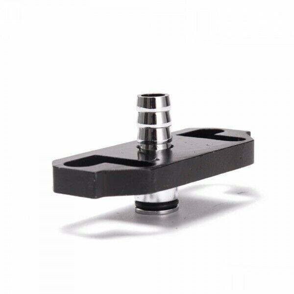 Black Aluminum Toyota Fuel Pressure Regulator FPR Adapter Bracket