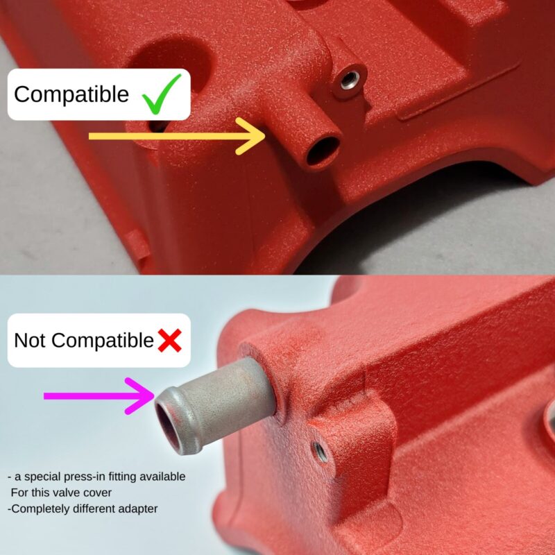 Honda Acura Oil Catch Can Breather Adapter Aluminum 19mm AN10 K20 K24 RSX TSX - Image 5