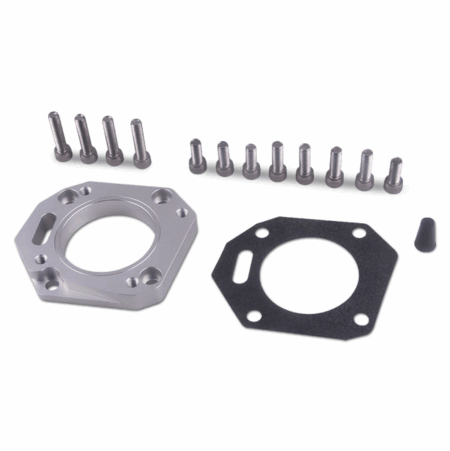 Dual Throttle Body Adapter Plate for RBC RRC K20 K24 Manifolds (62-70mm)