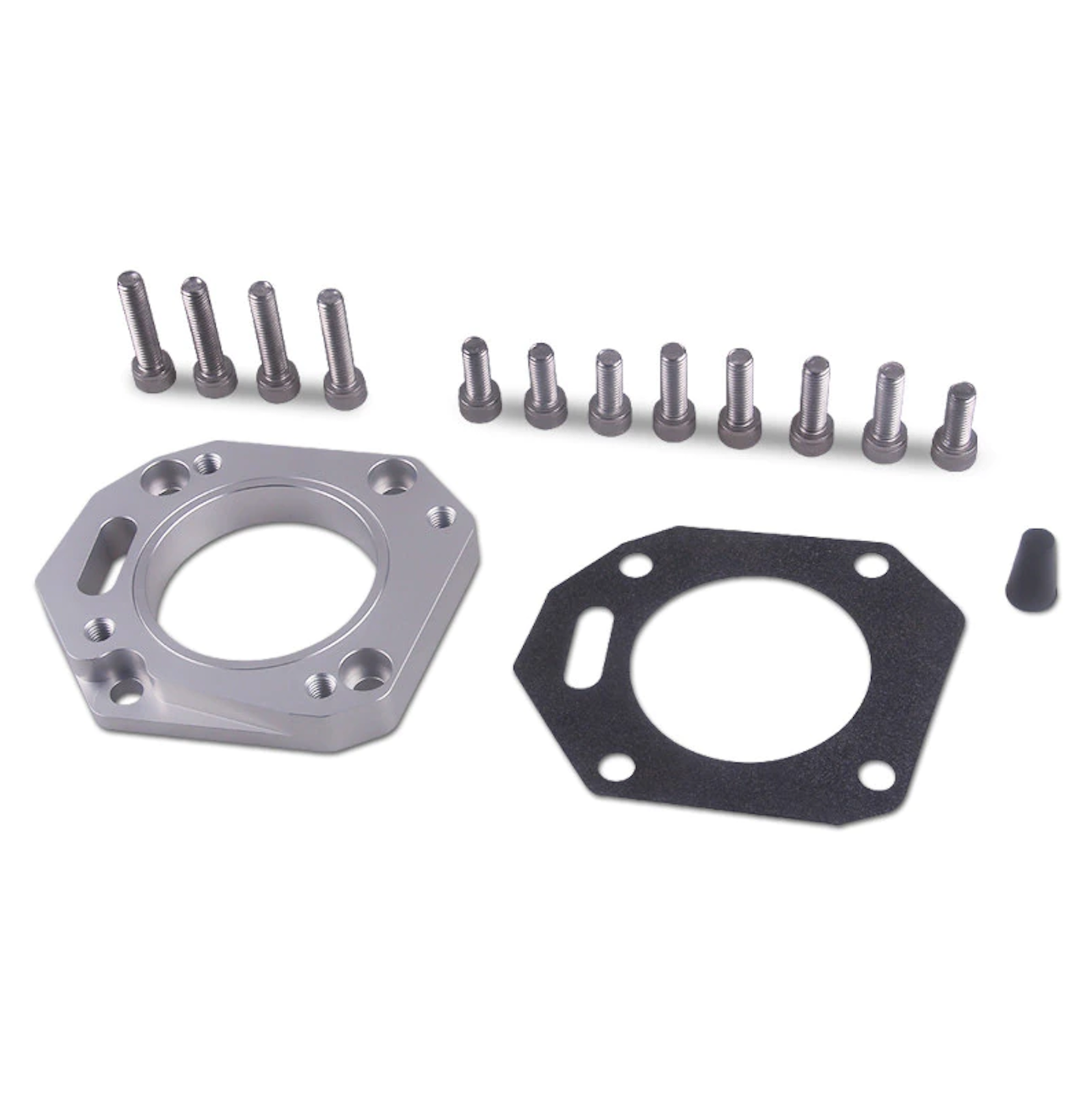Dual Throttle Body Adapter Plate for RBC RRC K20 K24 Manifolds (62-70mm)