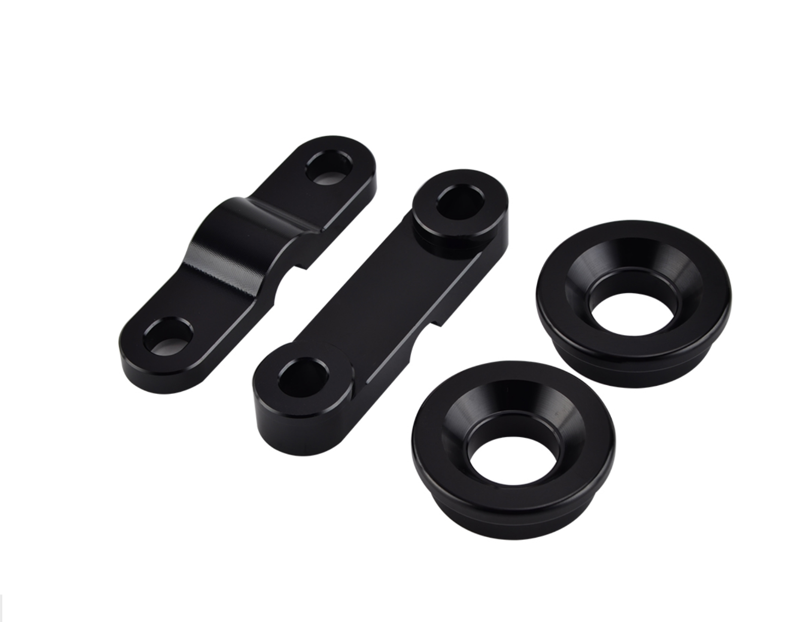 Honda B-Series Aluminum Front and Rear Solid Shifter Bushings for B16 B18 B20