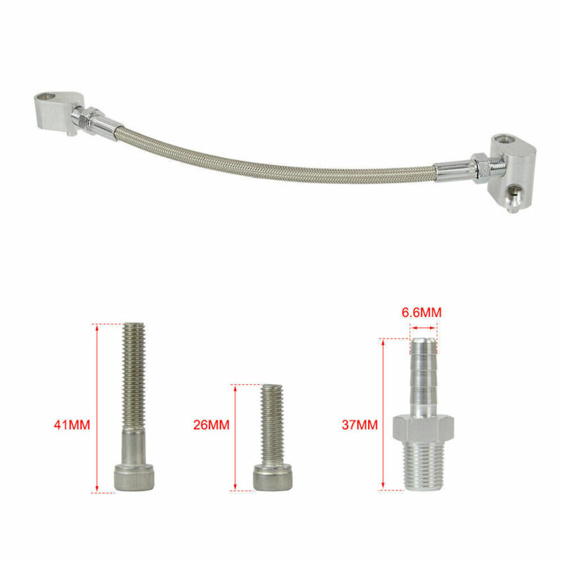 Coolant Steam Port Crossover Throttle Body Bypass Hose Kit For LS1 Cylinder Head - Image 5