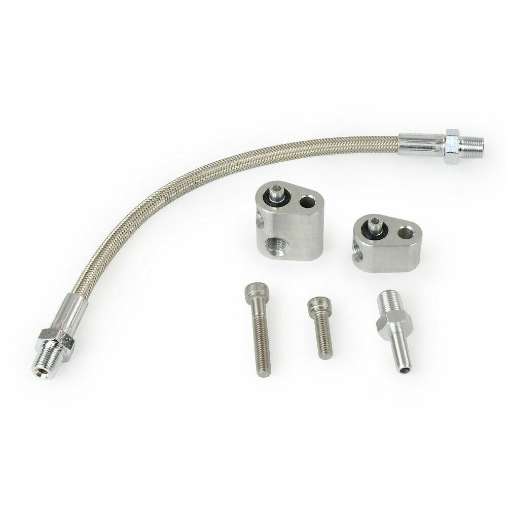 LS Cylinder Head Coolant Steam Port Crossover Throttle Body Bypass Hose Kit LS1