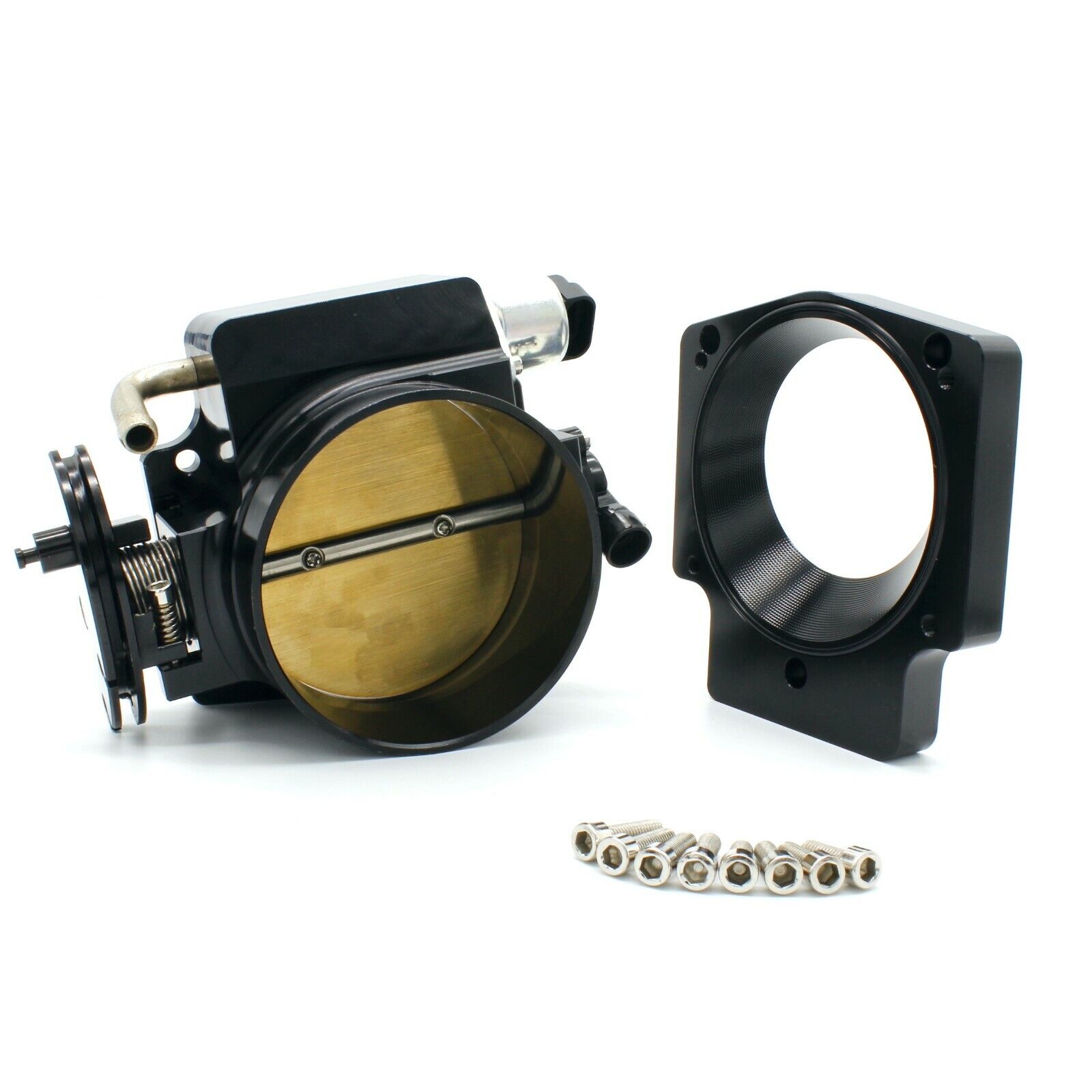 102mm Throttle Body With TB Spacer IAC TPS Sensors for Chevy LSX LS1 LS2 LS3 LS7